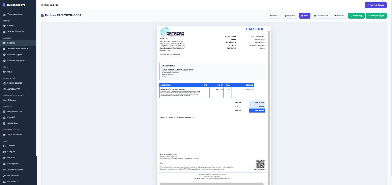 Invoice Preview